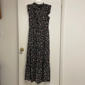 Who What Wear Floral Sleeveless Maxi Dress
